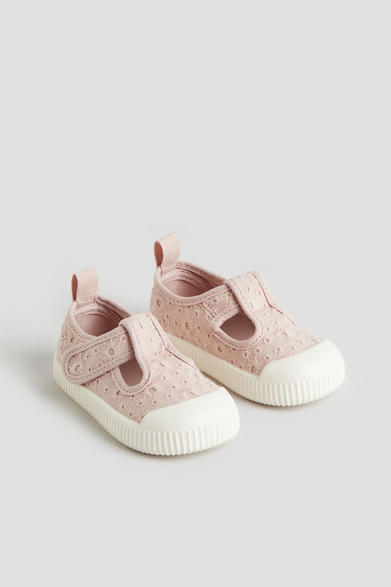Хлопковые сандалии H&M, розовый