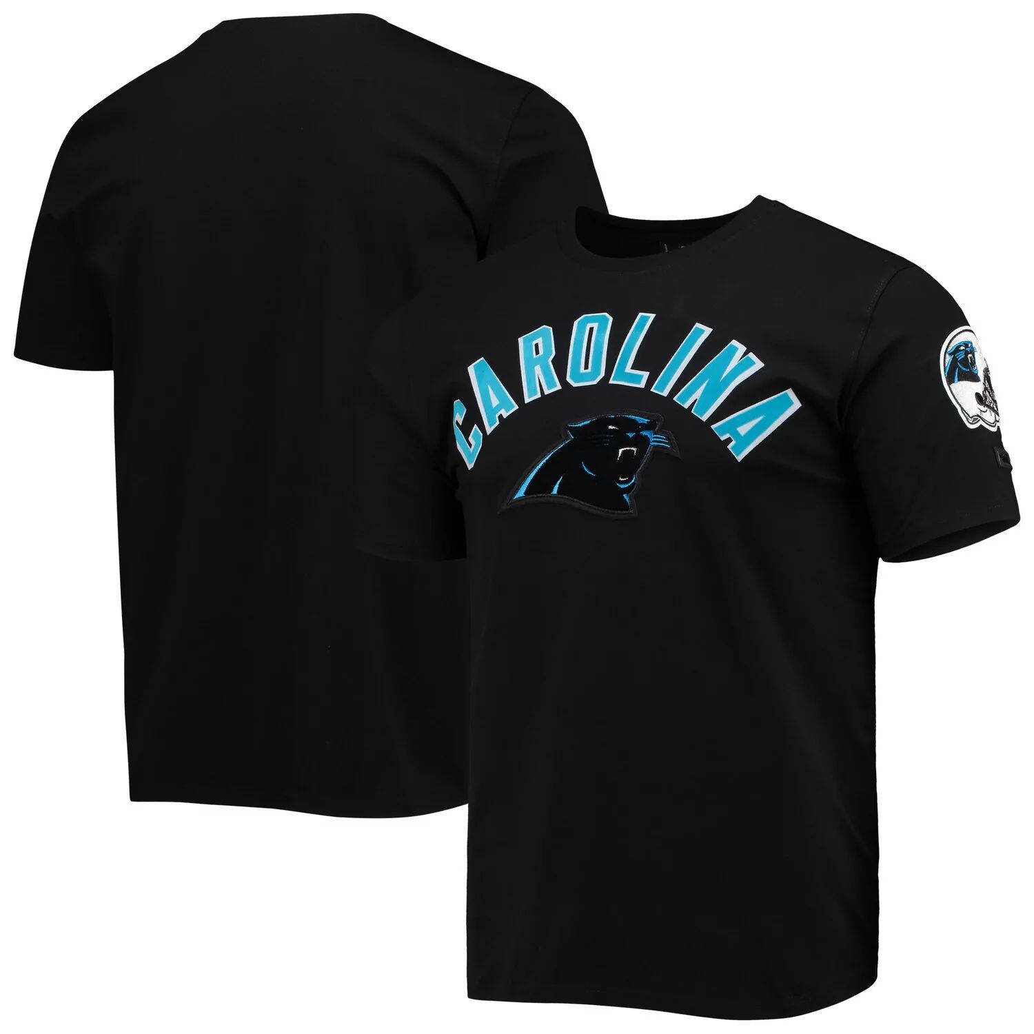 

Мужская классическая футболка узкого кроя с щеткой Pro Standard Black Carolina Panthers Team