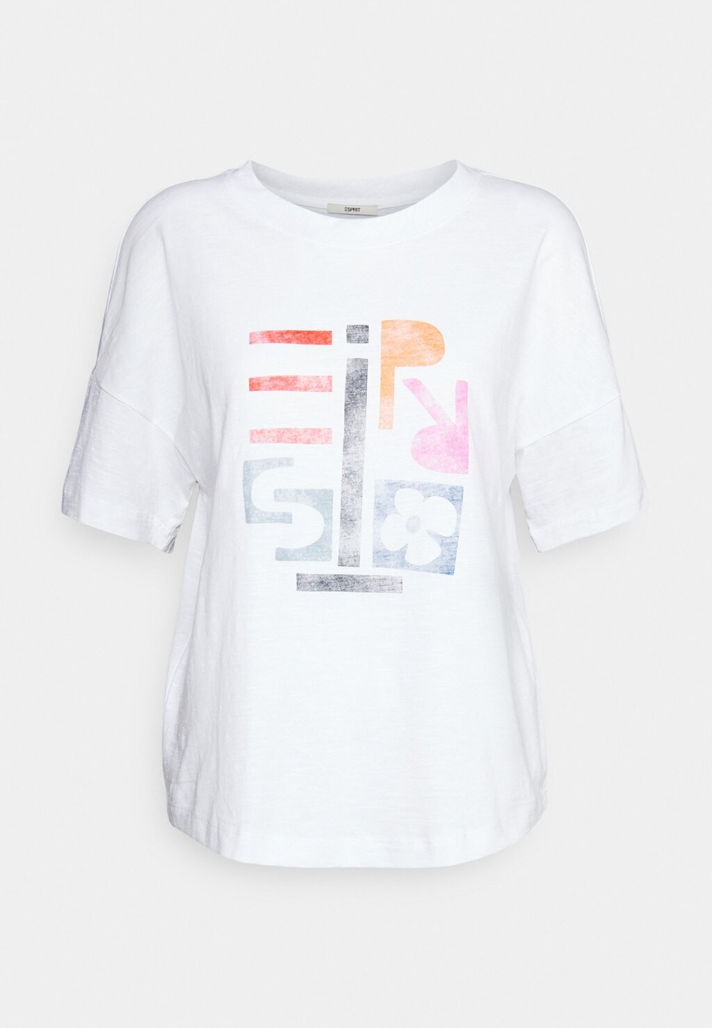 

Футболка с принтом Esprit, белый