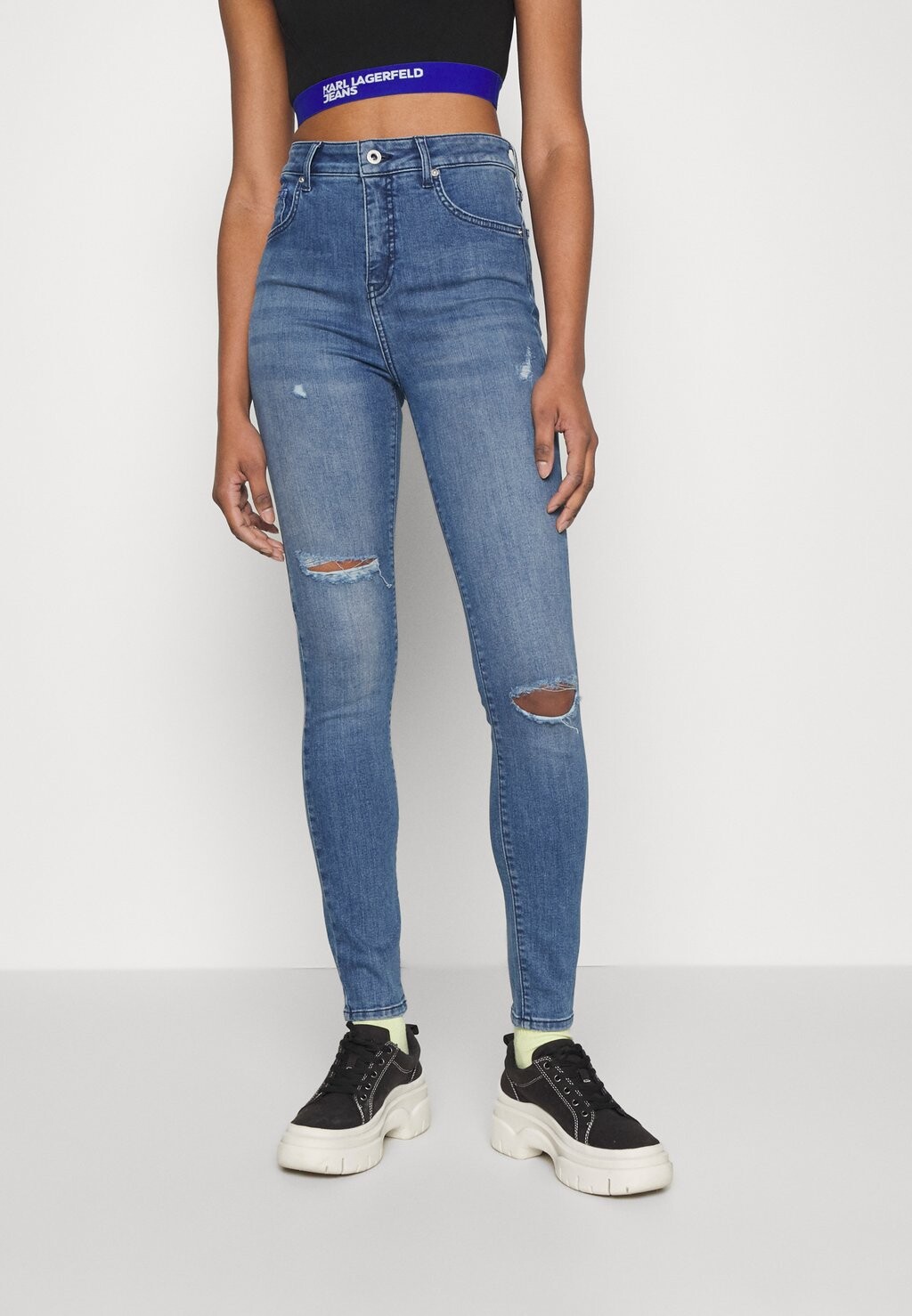 

Джинсы Skinny Fit Karl Lagerfeld, синий