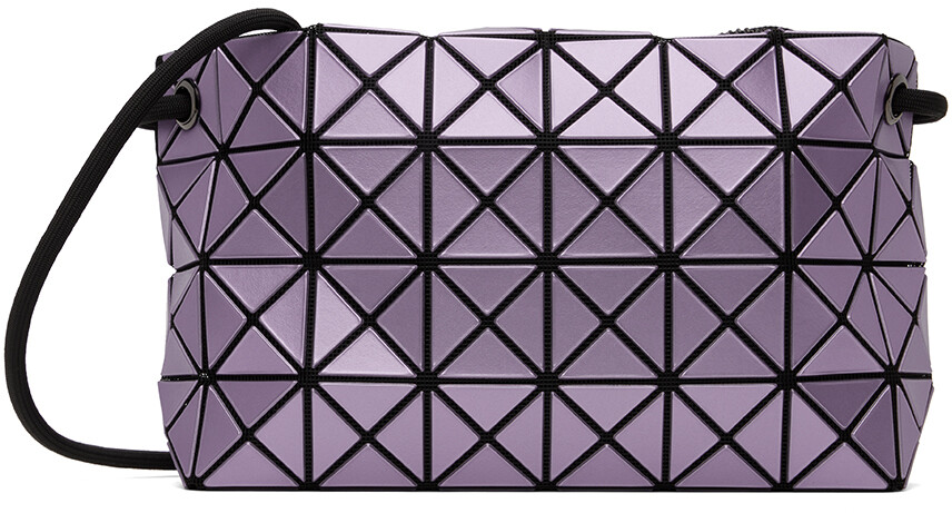 

Пурпурная металлическая сумка с петлей Bao Bao Issey Miyake
