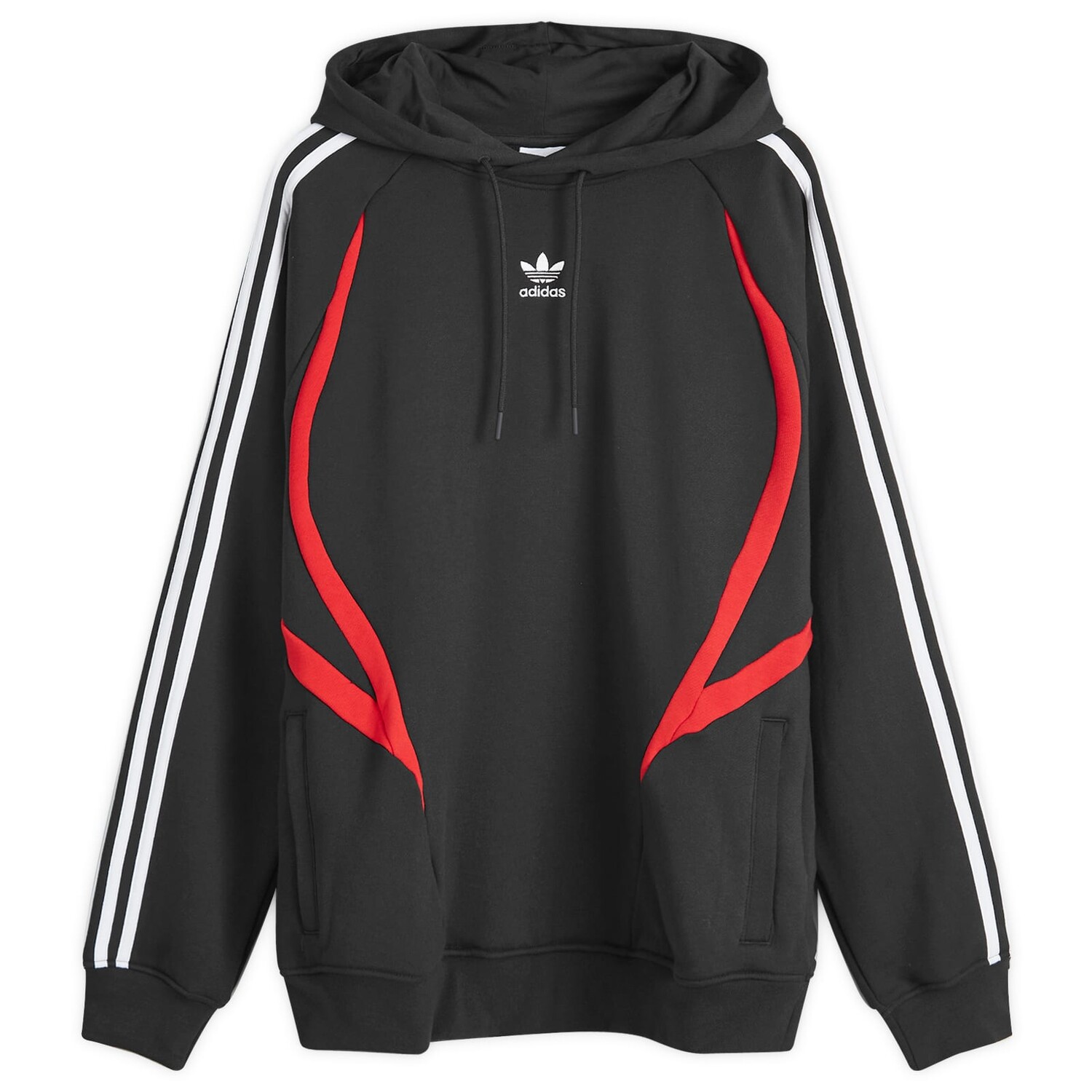 

Худи Adidas Archive Hoodie, цвет Black & Betrack Toper Scarlet