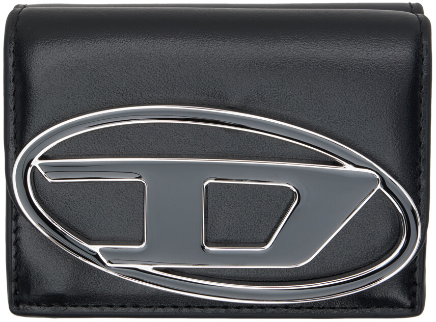 

Черный кошелек тройного сложения 1DR Diesel