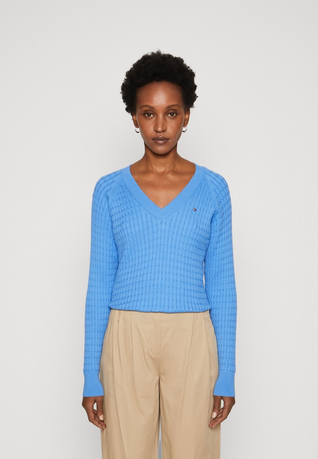 

Свитшот Tommy Hilfiger СВИТЕР КАБЕЛЬНЫЙ, цвет blue spell