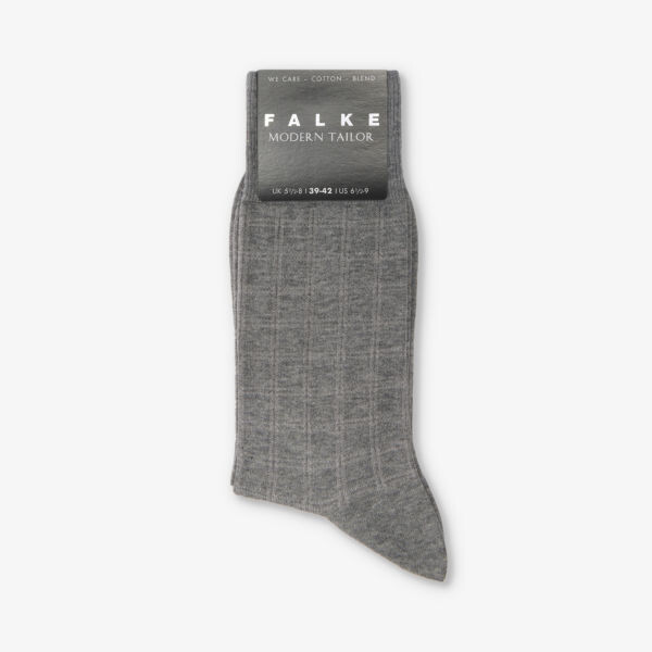 

Носки из смесового хлопка с подъемом до щиколотки modern tailor Falke, серый