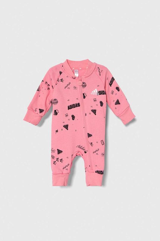 цена Детский комбинезон adidas I BLUV Q3 ONESI, розовый