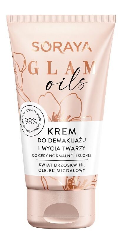 

Soraya Glam Oils крем для снятия макияжа и умывания лица, 125 ml