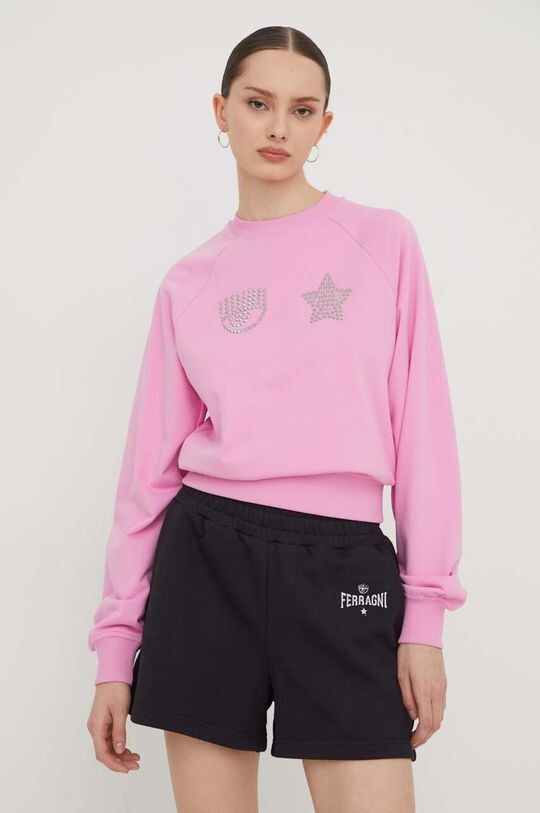 

Фуфайка Chiara Ferragni, розовый