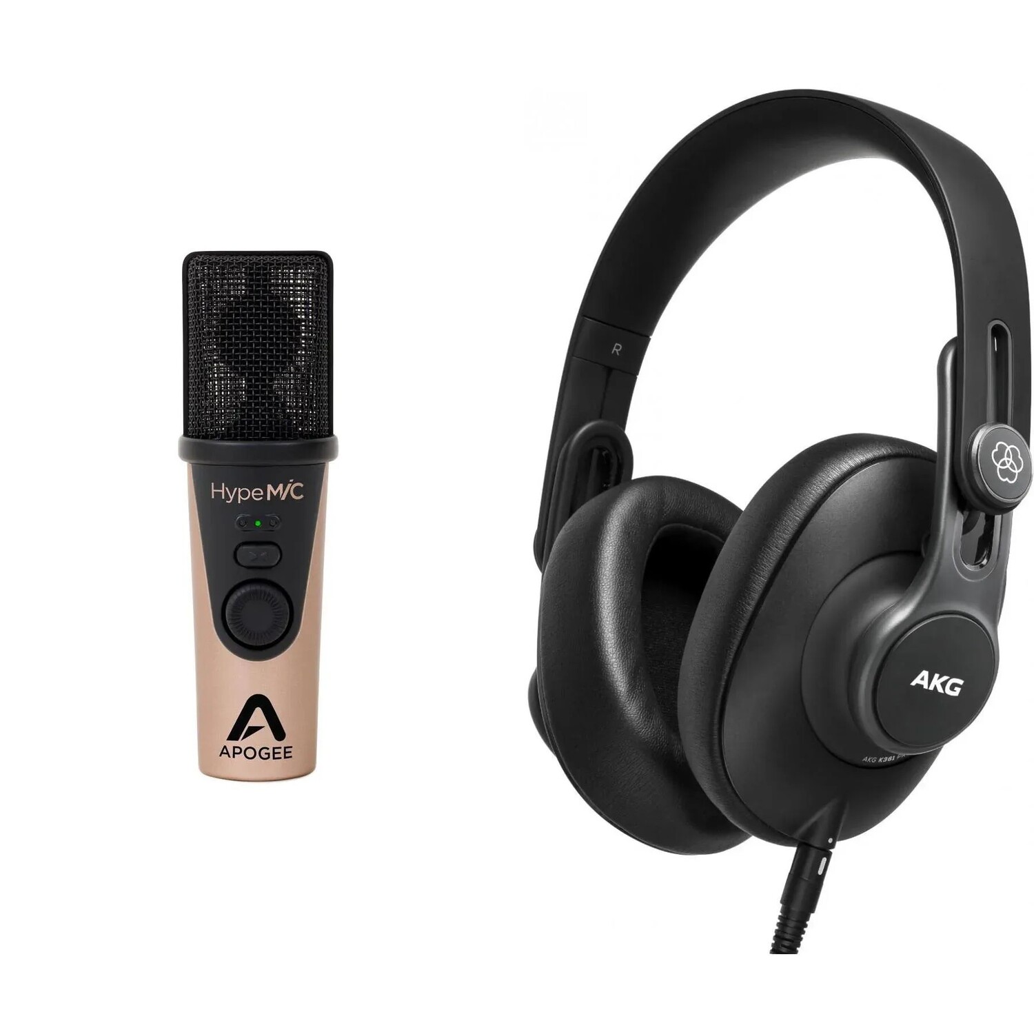 

USB-микрофон Apogee HypeMic и наушники AKG K361 Content Creator Bundle