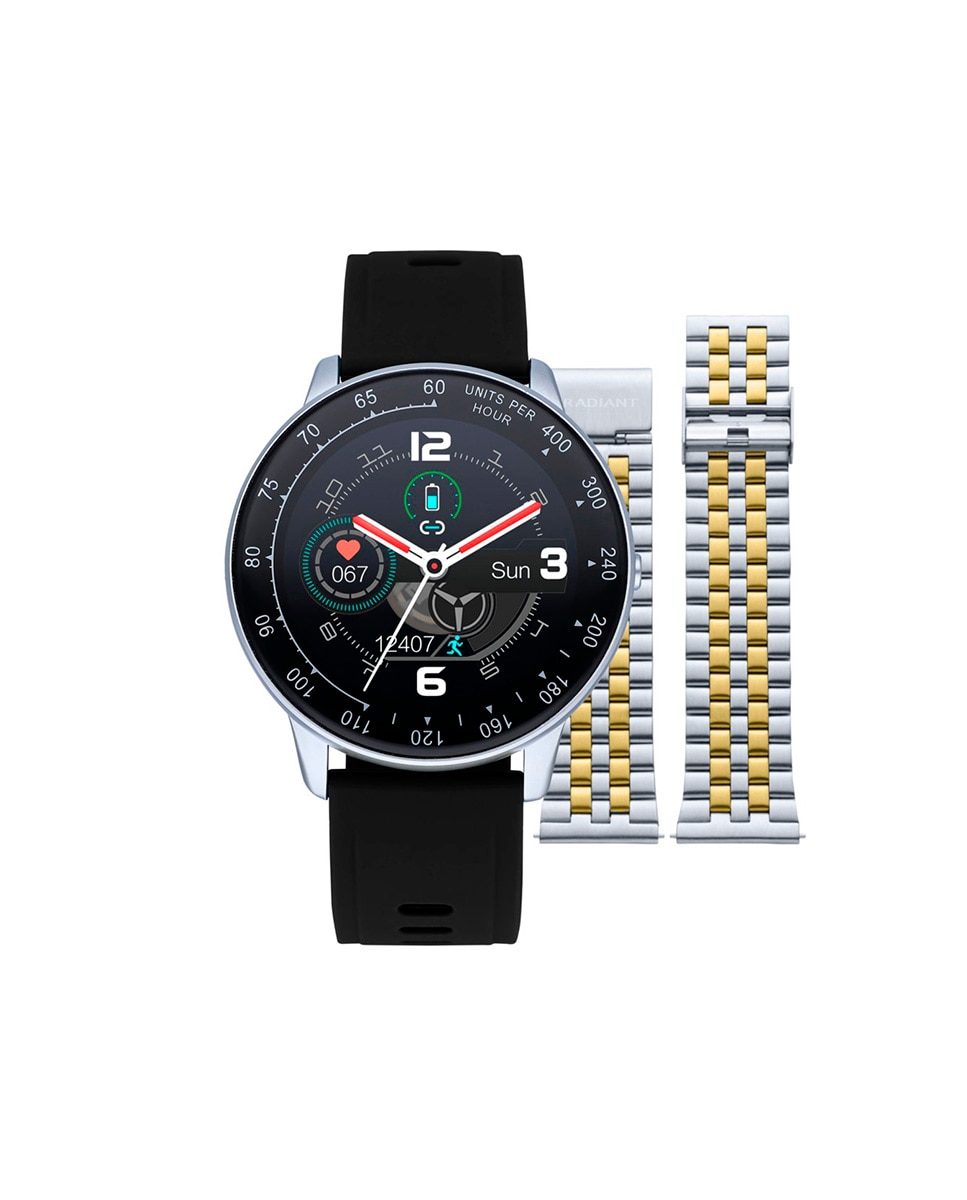 Умные часы Times Square RAS20405DF с функциями здоровья и уведомлений Radiant, черный пазл с неоновым свечением таймс сквер 1000 деталей