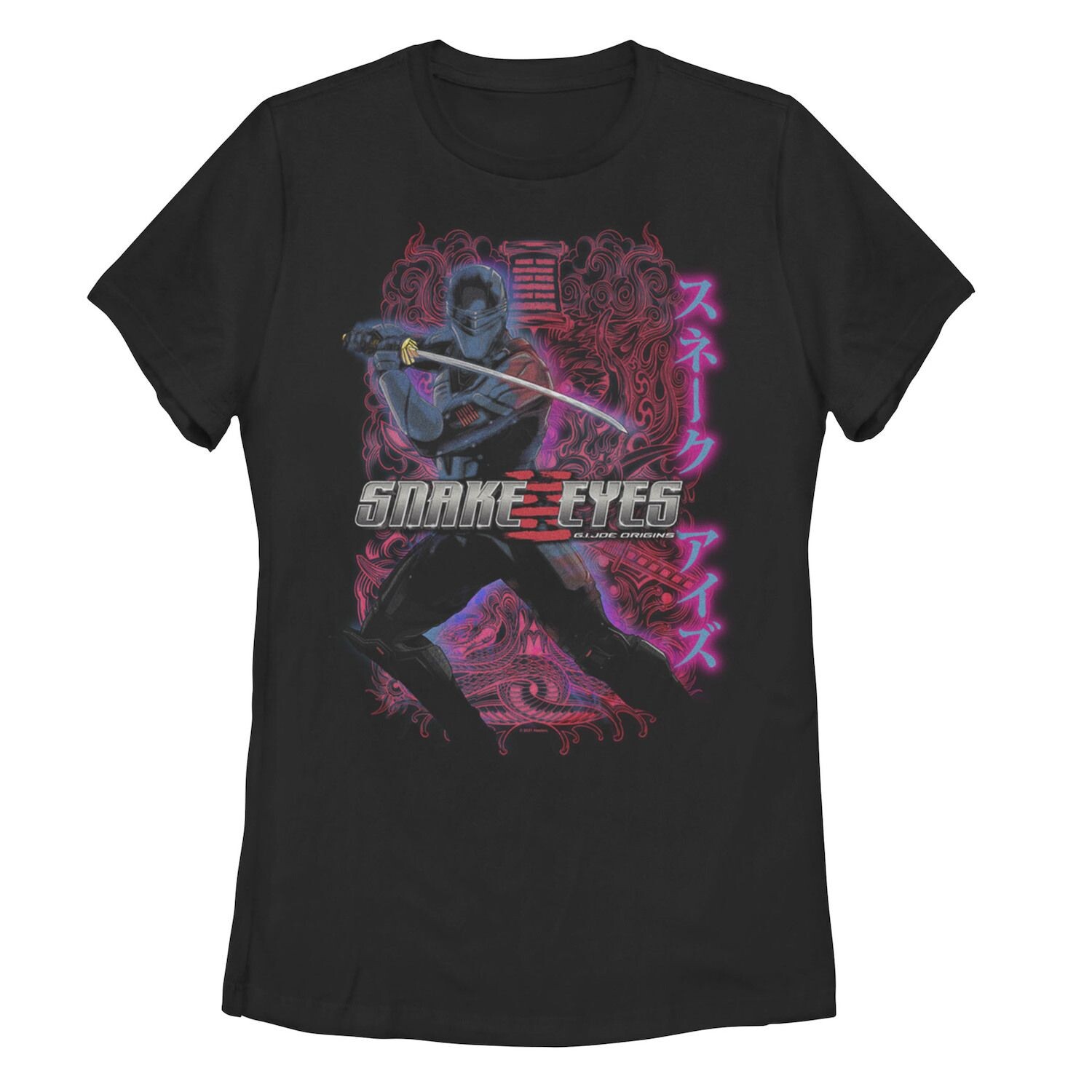 

Детская футболка с рисунком кандзи Snake Eyes Warrior Stance Licensed Character