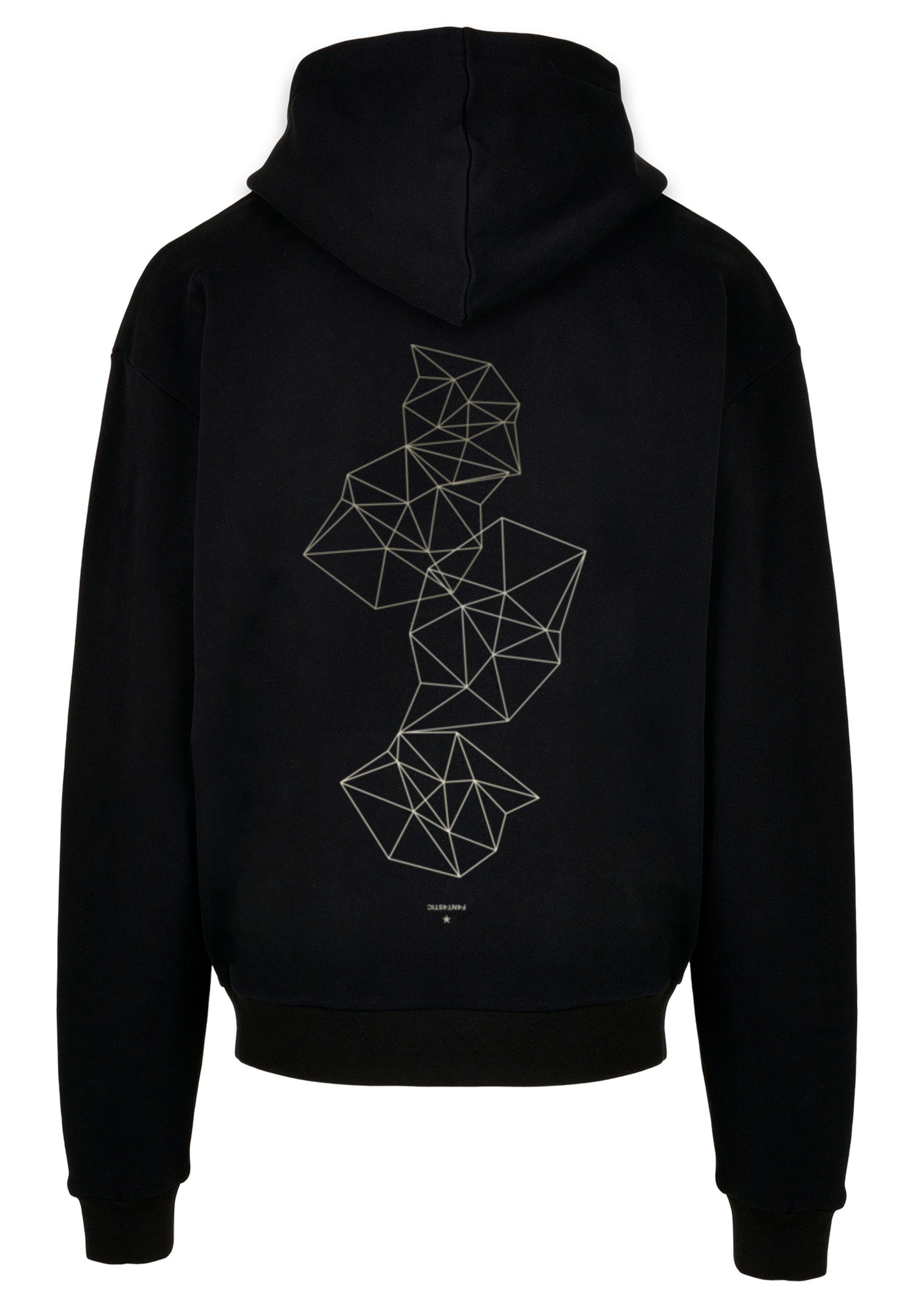 Пуловер F4NT4STIC Ultra Heavy Hoodie Geometrics Abstract, черный