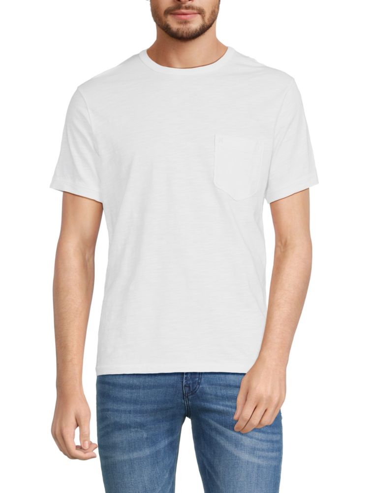 цена Стандартная футболка с карманами Alex Mill, белый