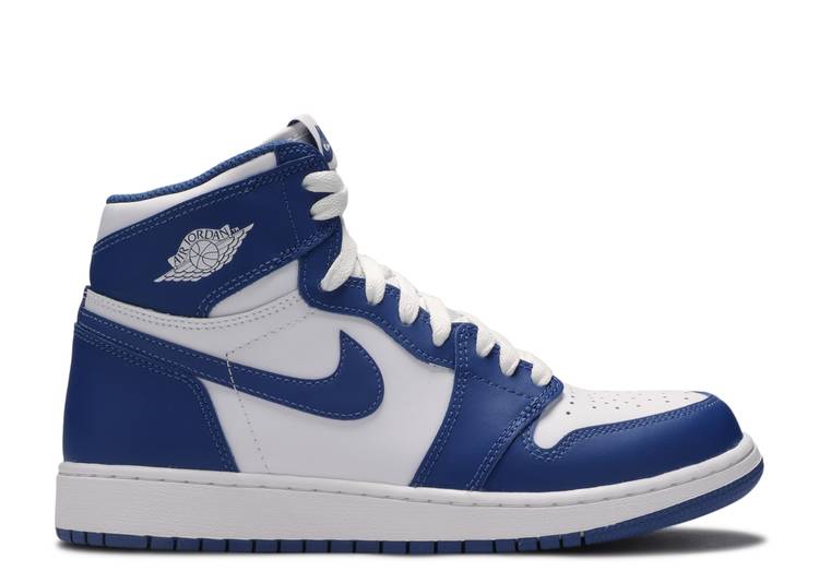 

Кроссовки AIR JORDAN 1 HIGH OG BG 'STORM BLUE', белый