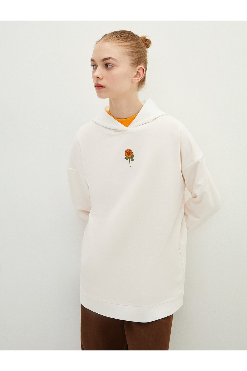 

Туника - Экрю - Oversize LC Waikiki, экрю