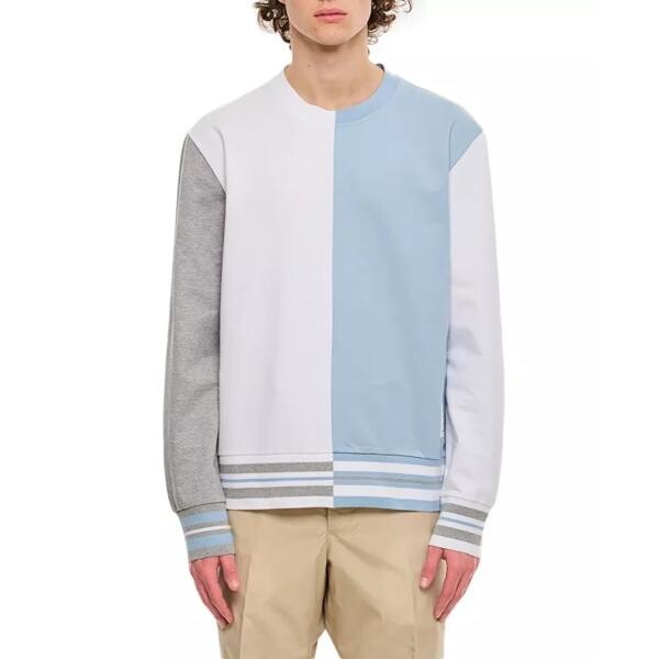 

Футболка crewneck sweatshirt Thom Browne, мультиколор