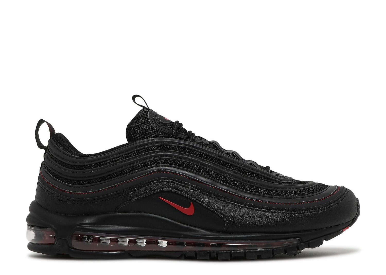 

Кроссовки Nike Air Max 97 'Black University Red', черный