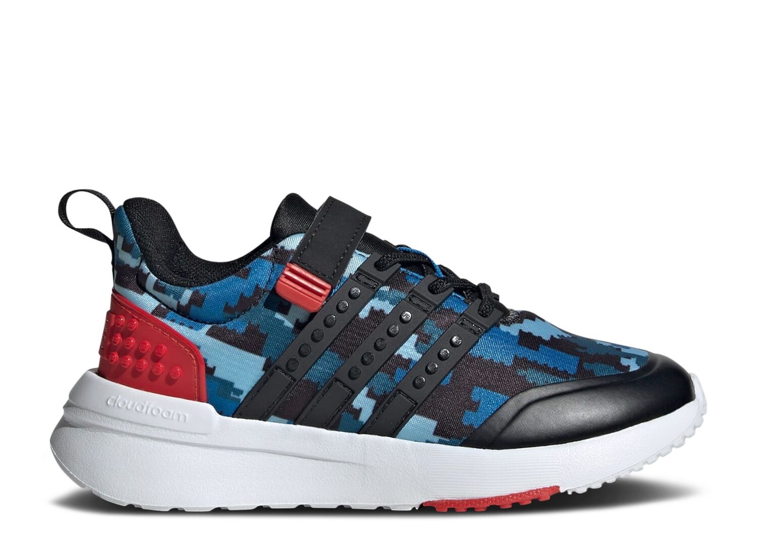 

Кроссовки adidas Lego X Racer Tr21 El Little Kid 'Blue Digi Camo', черный