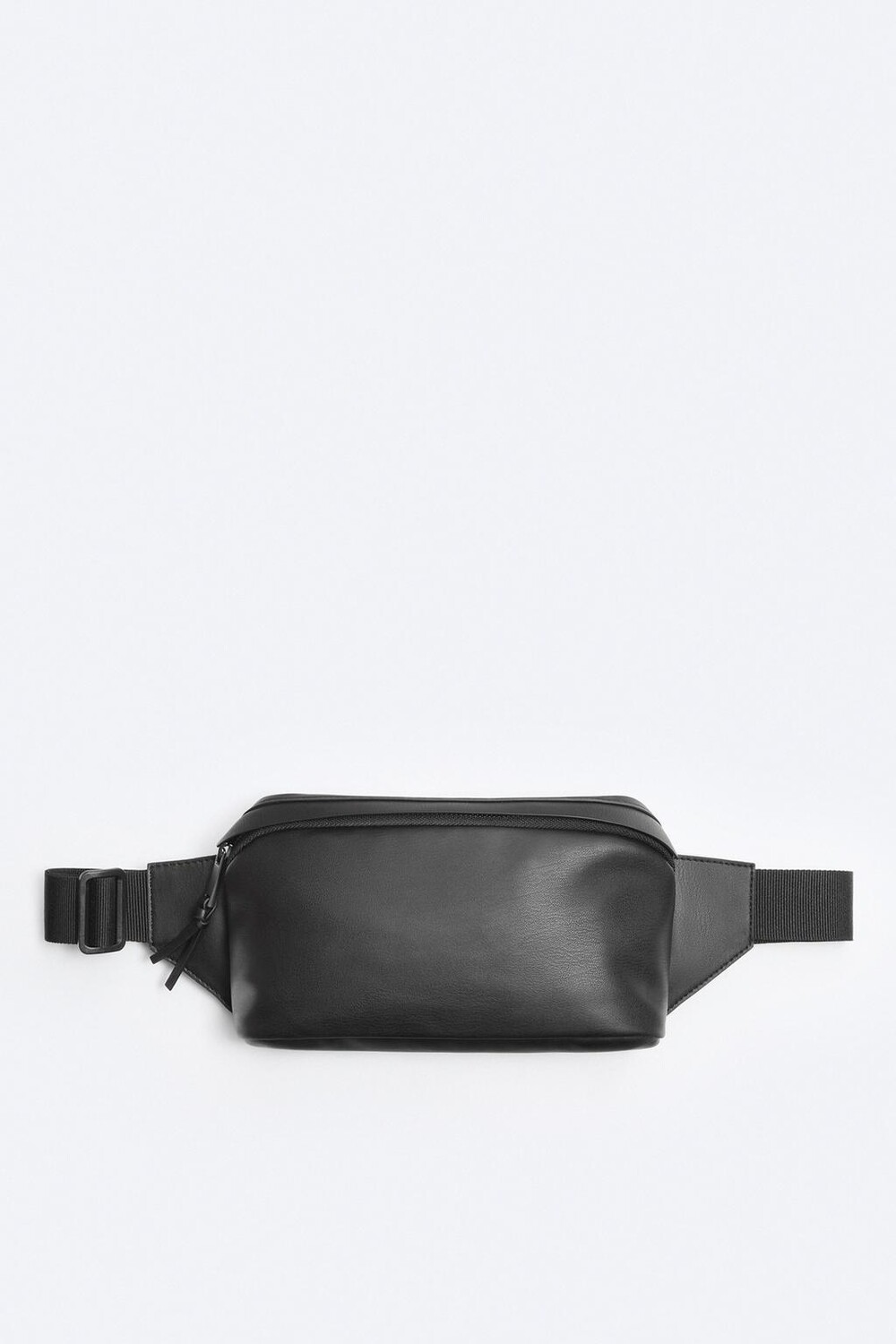 

Мягкая монохромная сумка на пояс ZARA, черный
