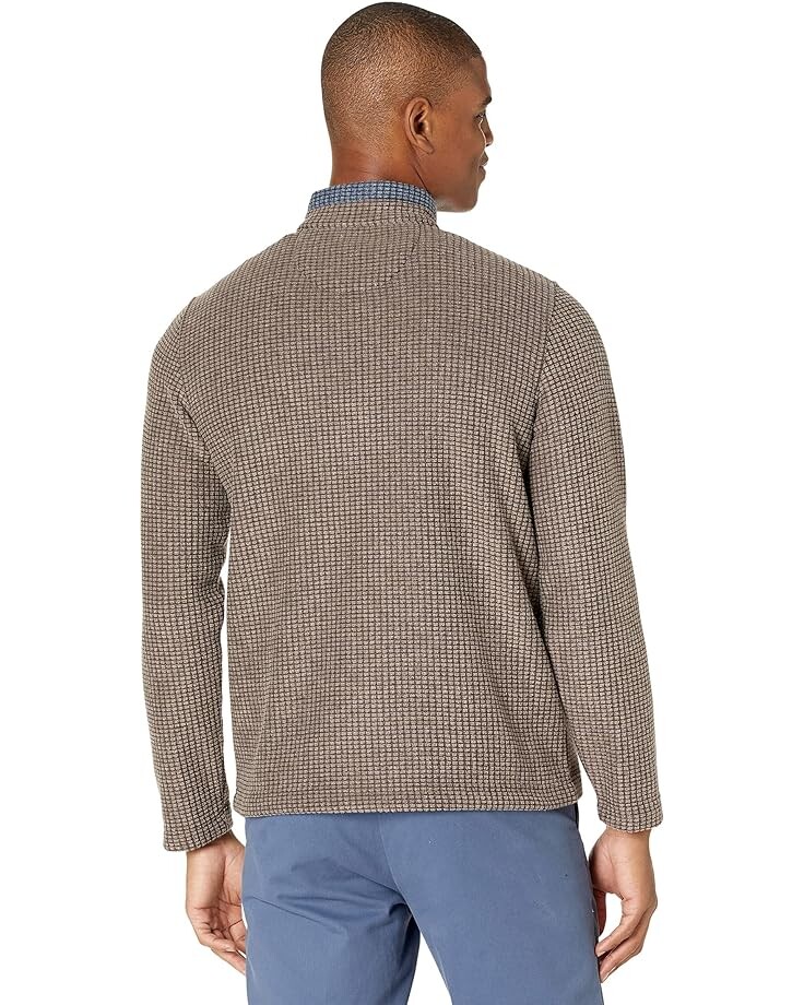 

Свитер Johnston & Murphy Waffle 1/4 Zip, коричневый