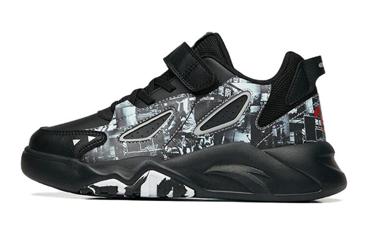

Детские кроссовки для скейтбординга GS Low-top Black/Silver Anta Kids