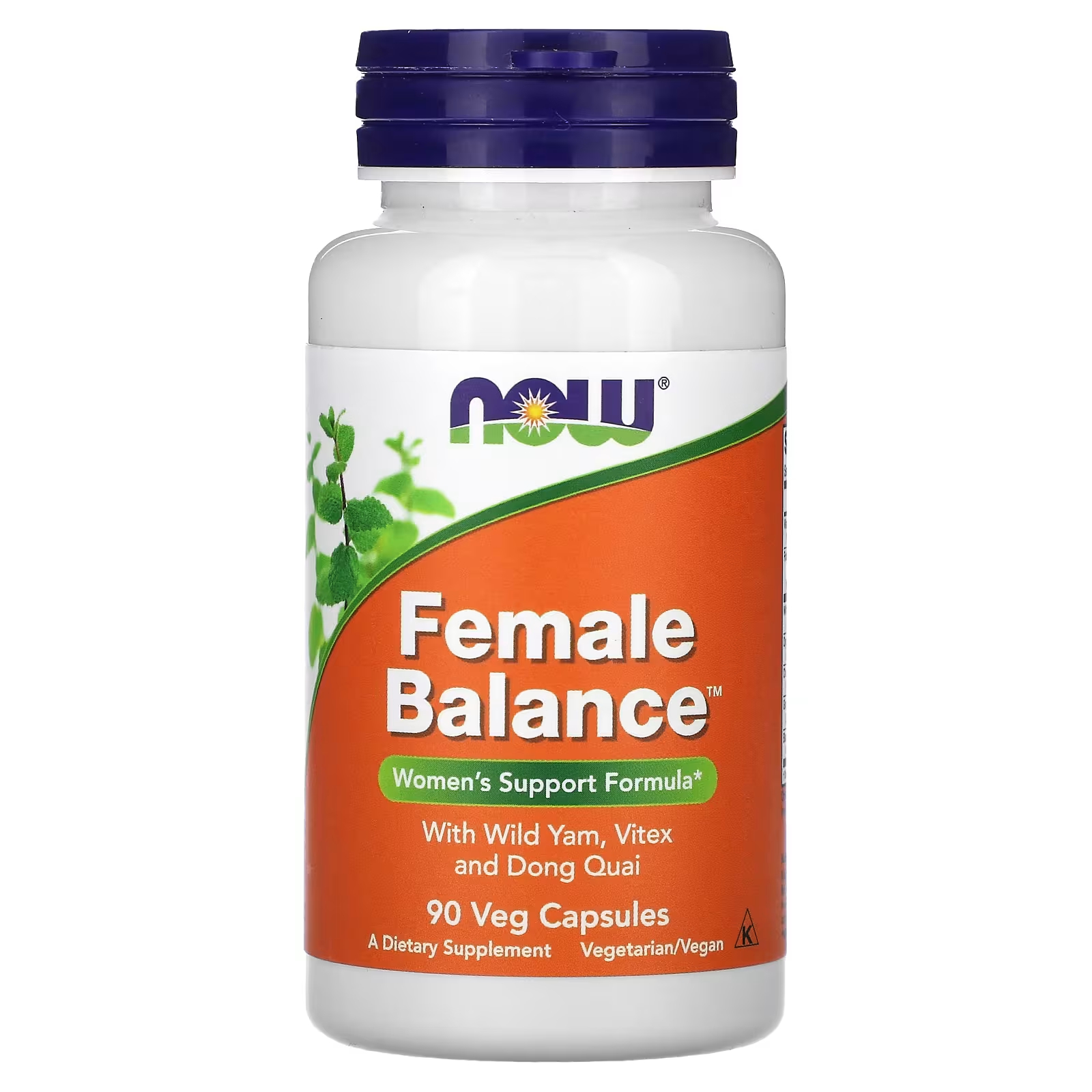 Пищевая добавка NOW Foods Female Balance, 90 капсул пищевая добавка now foods candida support 90 капсул