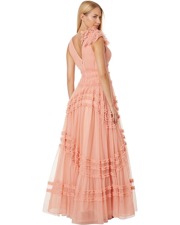 цена Платье BCBGMAXAZRIA Long Evening Dress, цвет Sunset