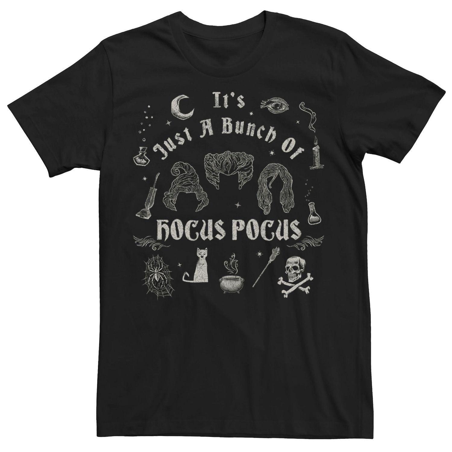 Мужская футболка Hocus Pocus A Bunch Of Hocus Pocus Group Shot Licensed Character