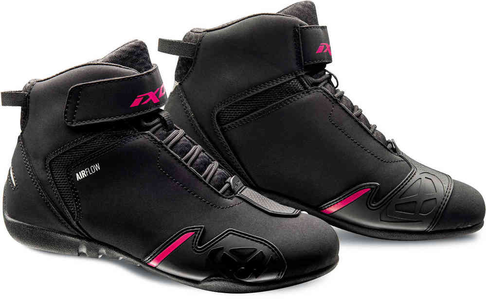 Женская мотоциклетная обувь Gambler Ixon, черный/розовый