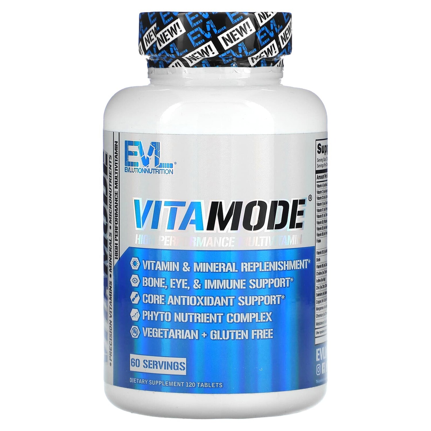 

VitaMode, высокоэффективные мультивитамины, 120 таблеток, EVLution Nutrition