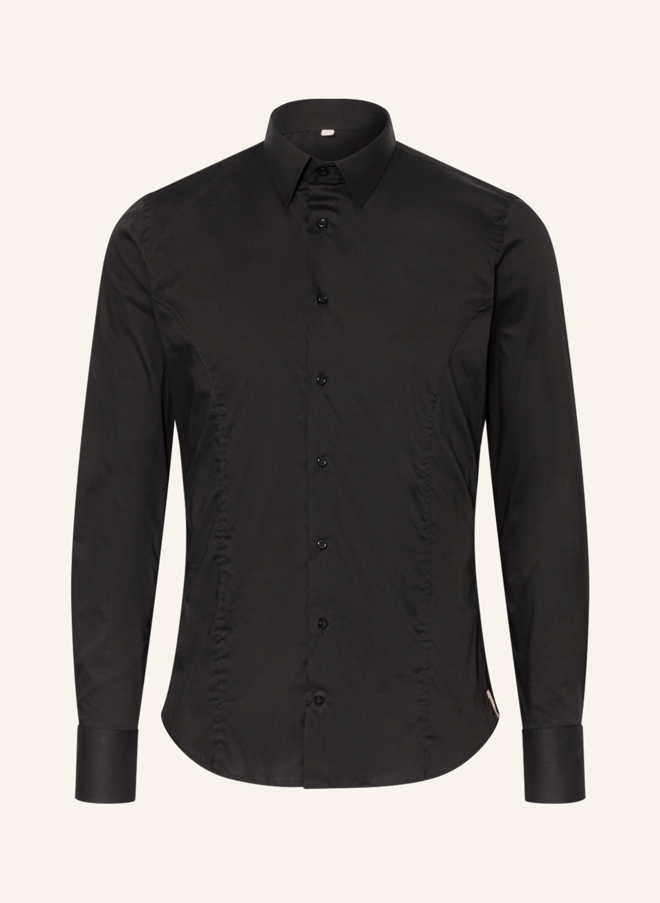 Рубашка Q1 Manufaktur WALTER Slim Fit, черный