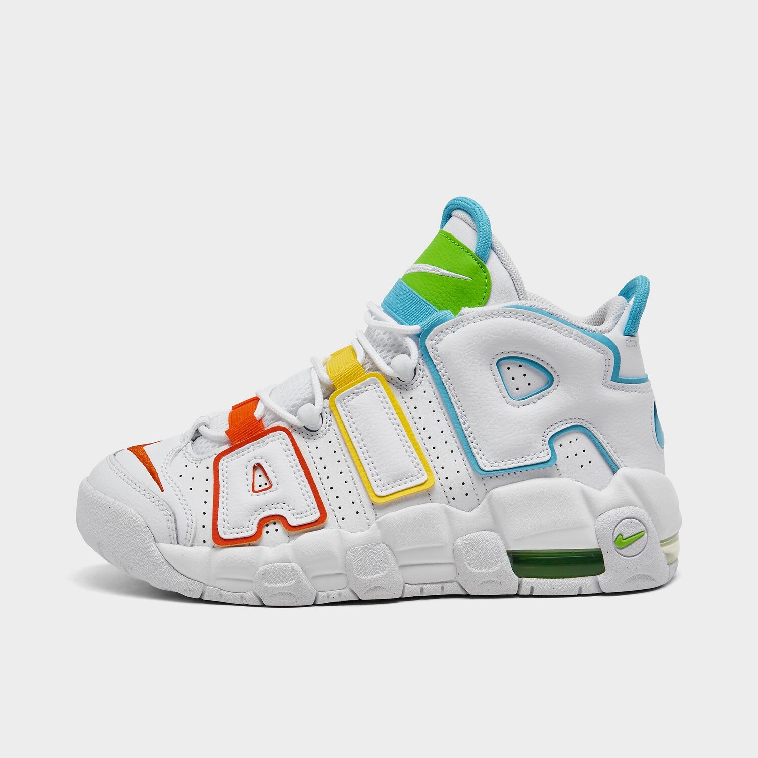 

Баскетбольные кроссовки Nike Air More Uptempo для больших детей, белый