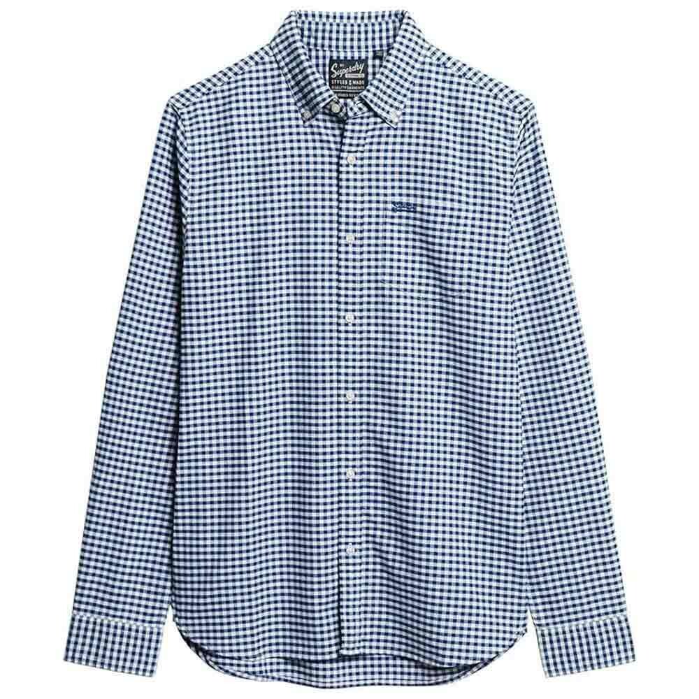 

Рубашка Superdry Cotton Oxford, синий