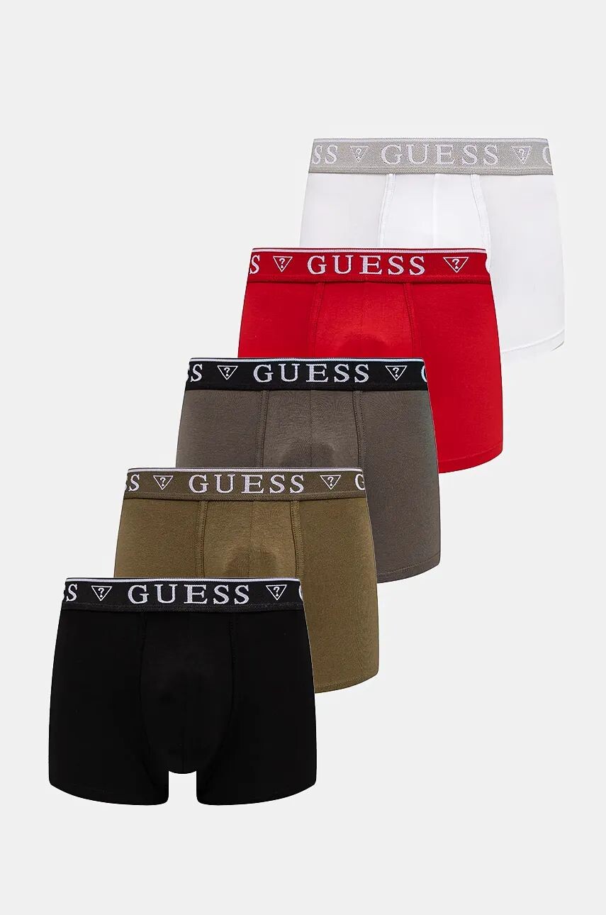 

Комплект боксеров Guess, 5 шт, красный