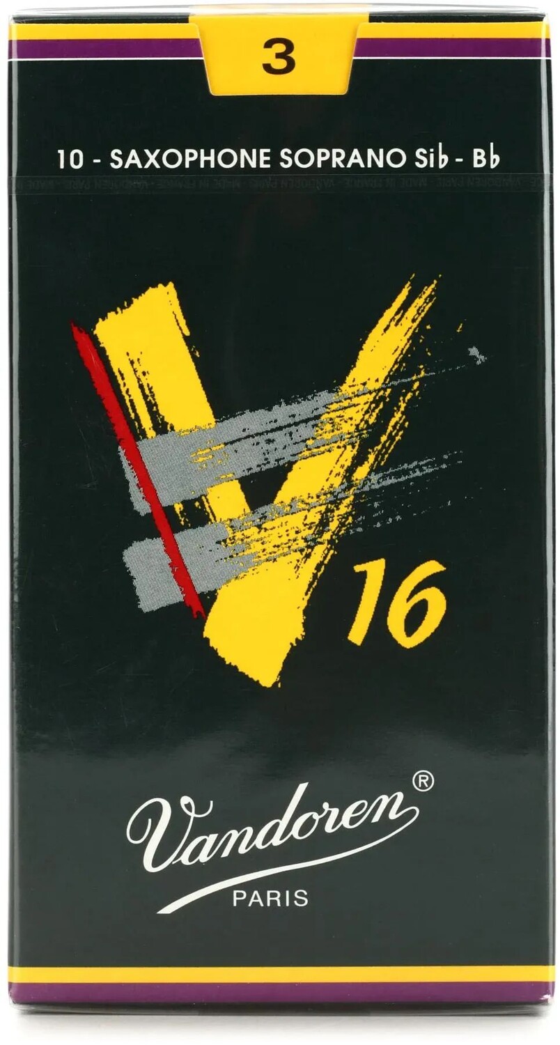 

Vandoren SR713 — Трости для саксофона-сопрано V16 — 3,0 (10 шт.)