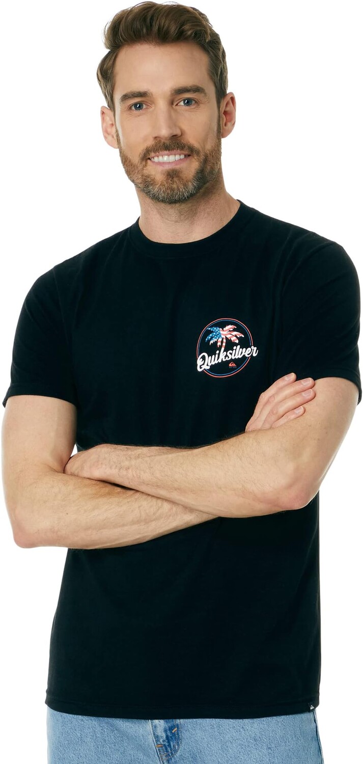 

Футболка с короткими рукавами Palm Breezy Quiksilver, черный