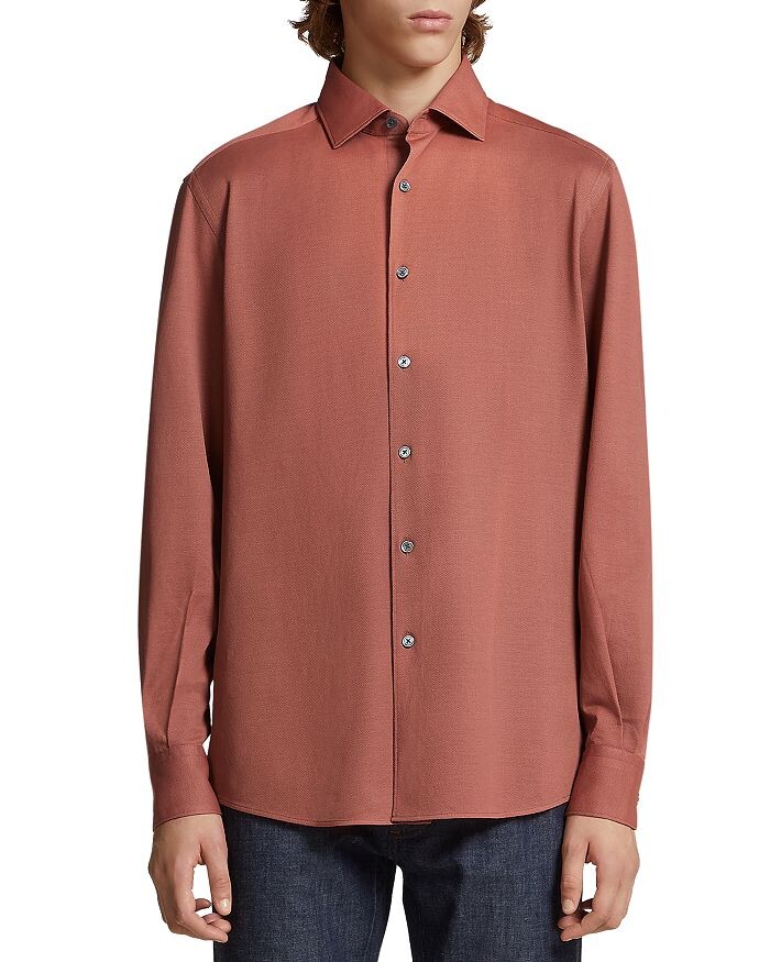 

Рубашка с длинным рукавом из джерси Zegna