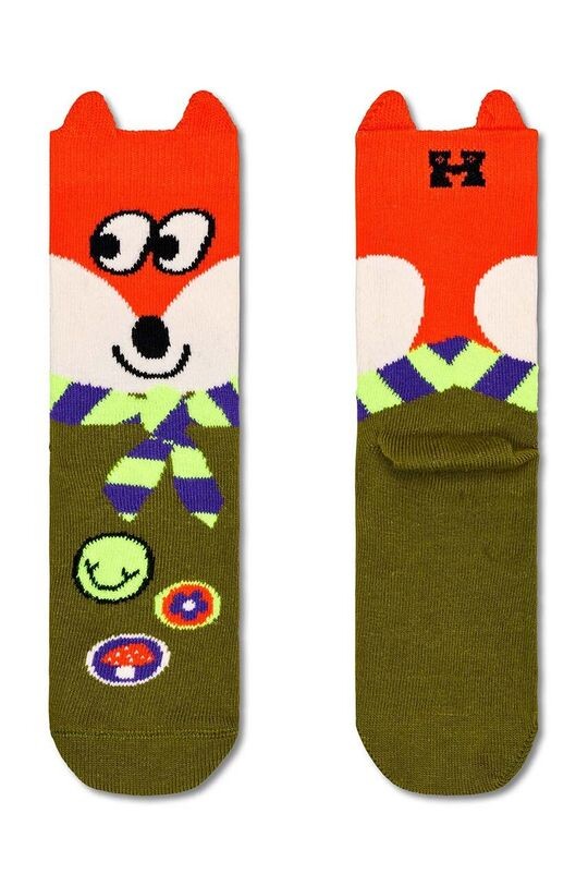 

Детские носки Happy Socks Fox Scout, зеленый