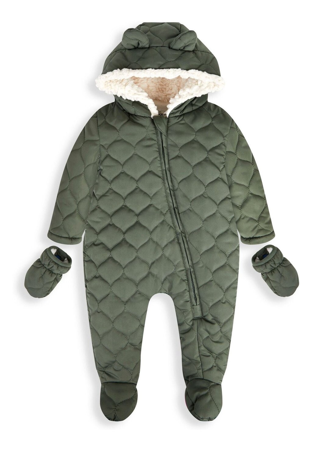 

Зимний комбинезон QUILTED PRAM JoJo Maman Bébé, цвет khaki