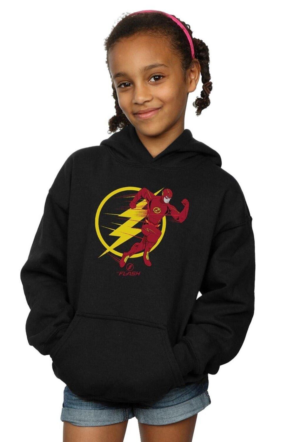 

Толстовка с эмблемой The Flash Running DC Comics, черный