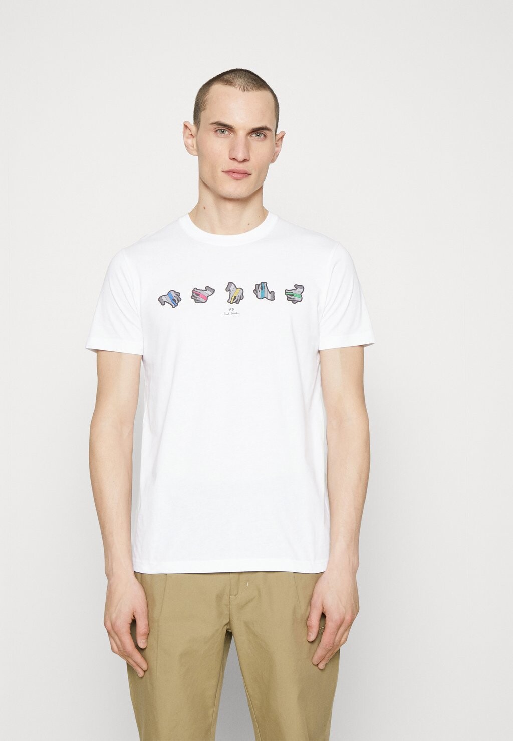 

Футболка с принтом PS Paul Smith, белый