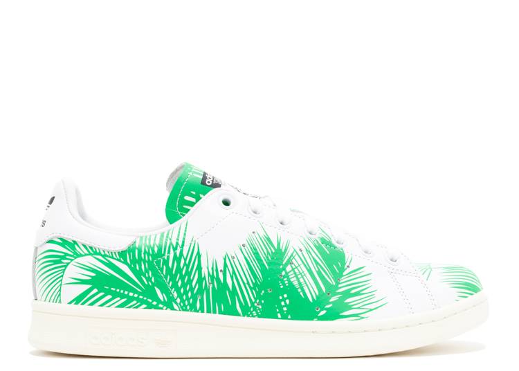 

Кроссовки Adidas PHARRELL X BBC X STAN SMITH 'PALM TREE PACK', белый