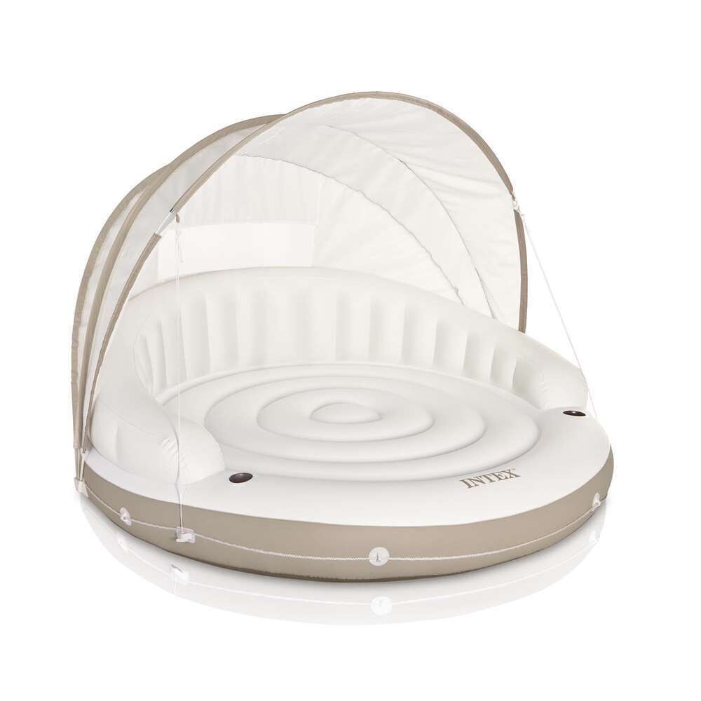 

Надувной поплавок Intex Canopy Island и поплавок Bestway Tropical Breeze на 6 человек Intex