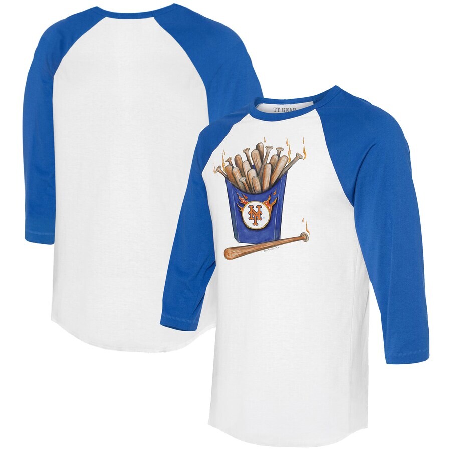 

Футболка с длинным рукавом Tiny Turnip New York Mets, белый