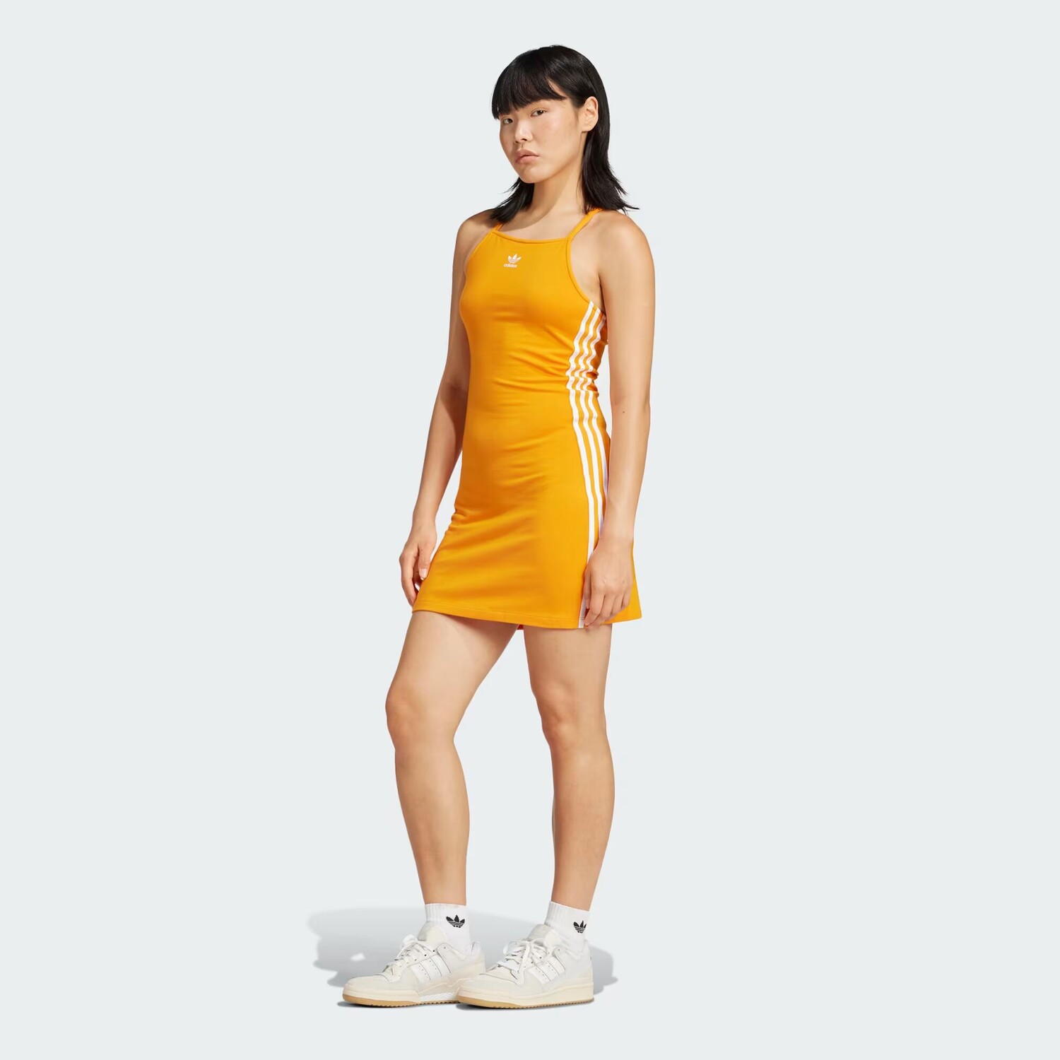 

Мини-платье Adicolor с 3 полосками Adidas, цвет Eqt Orange