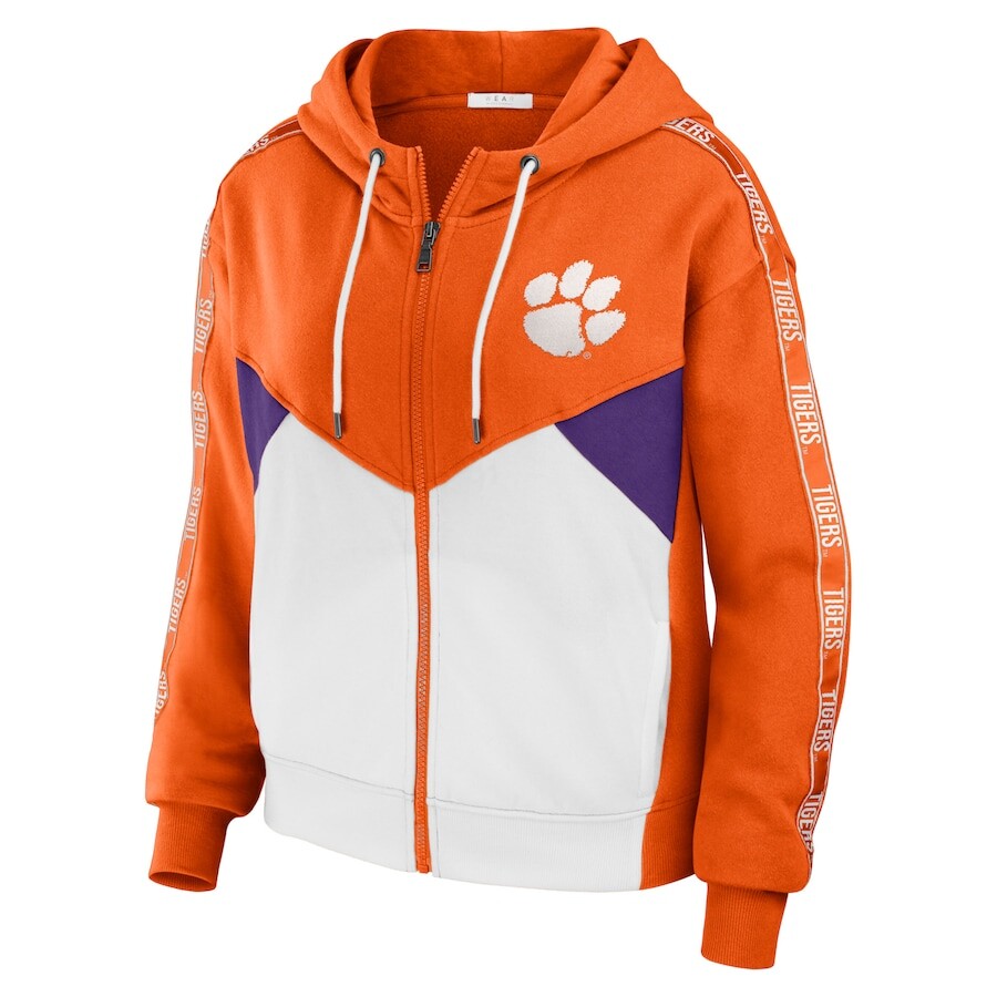 

Толстовка на молнии WEAR by Erin Andrews Clemson Tigers, оранжевый