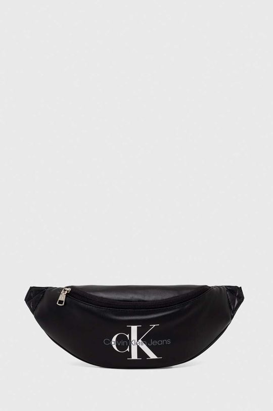 Мешочек Calvin Klein Jeans, черный сумка поясная из экокожи декорированная trussardi jeans