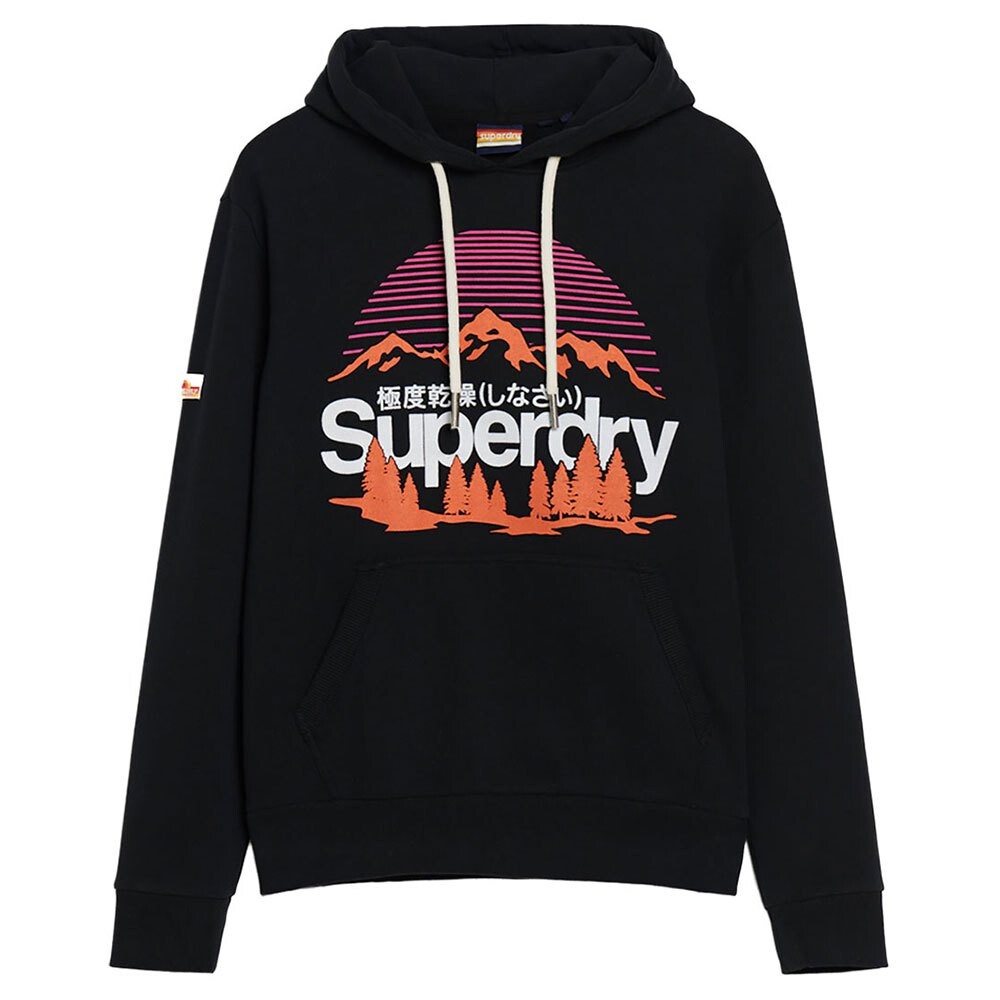

Худи Superdry Great Outdoors Graphic, черный