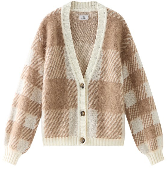 

Шерстяной кардиган в клетку Woolrich
