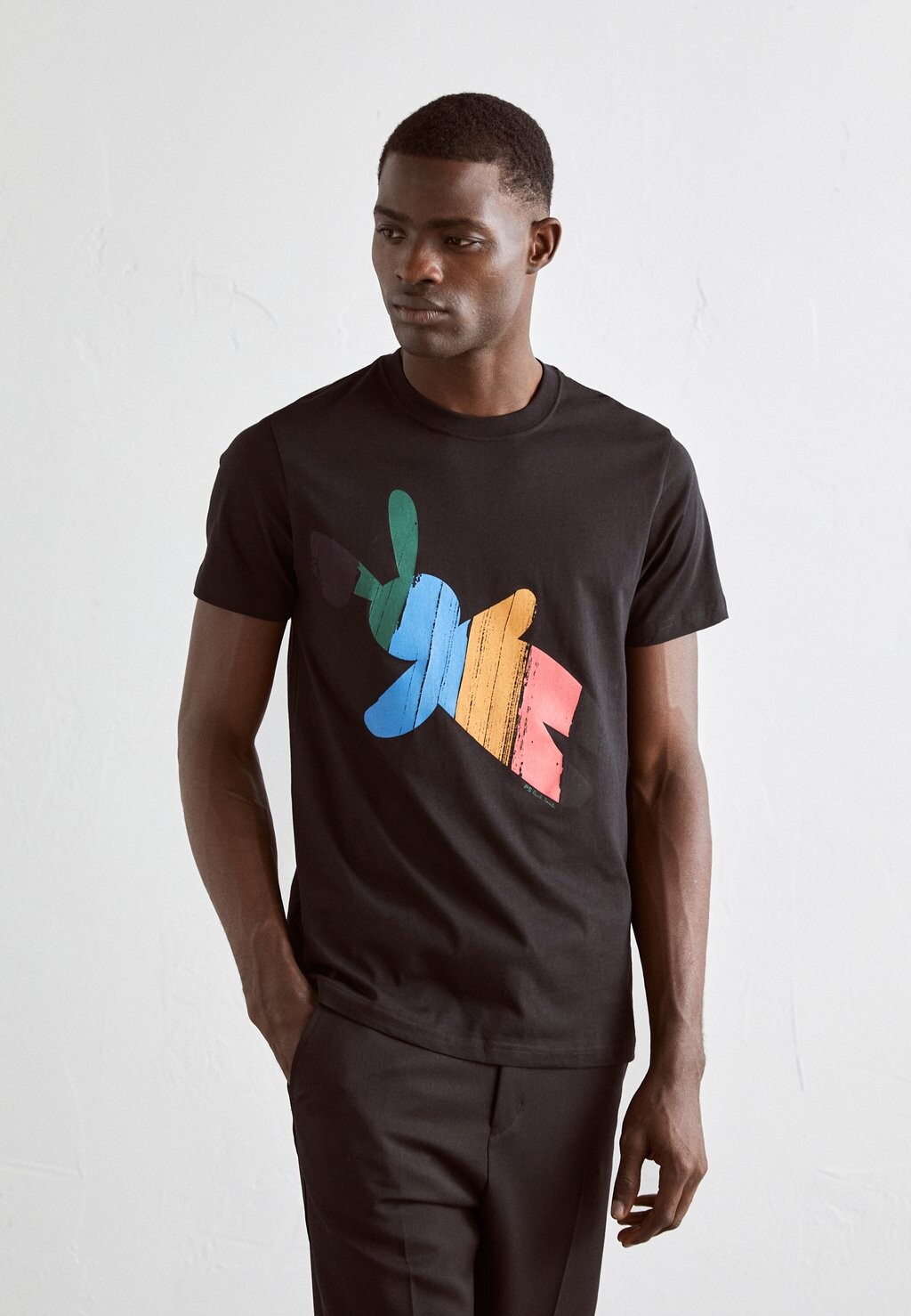 

Футболка с принтом PS Paul Smith, черный